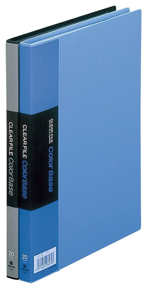 King Jim Clear File Color Base A5 (S Type) Blue 115C Ao